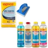 Kit com Limpa Bordas+ Esfrego+ Redutor de Ph e Elevador Alcalinidade+ Clarificante e Auxiliar+ Algicida+ Elevador de Alcalinidade