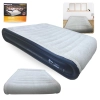 Colcho Inflvel Casal Brunei Nautika com Travesseiro Suporta At 250kg para Camping e Pesca