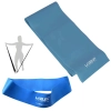 Faixa Elstica Tenso Forte + Mini Band Forte Cor Azul Liveup