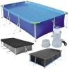 Kit Piscina Premium 2500 L + Capa e Forro + Filtro 220v 2200 Litros Por Hora