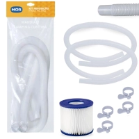 Mangueira 32mm com Abraadeira Reposio Manuteno + Refil Filtro para Piscina