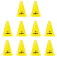 Kit 10 Cones de Agilidade para Treinamento 18 Cm Amarelo