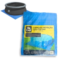 Forro para Piscina Modelo Quadrado 3,96m X 3,96m em Rfia ( Material Fino ) Bel