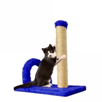 Arranhador para Gatos com Torre em Sisal e Arco Azul