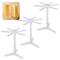 Kit 3 Varais para Secar Massas Frescas de Macarro com 6 Hastes em Cada Plstico