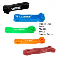 Kit 5 Super Bands Super Forte + Forte + Mdia + Leve+ Super Leve