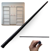 Varo em Barra Multiuso 70cm Suporte Multifuncional para Estante / Suporte de Toalhas e Pequenas Cortinas / Decorao