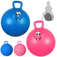 4 Brinquedos Bola Pula Pula Infantil com Ala Azul e Rosa
