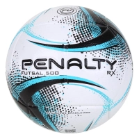 Bola Futsal Penalty Rx 500 Xxi Branco e Azul