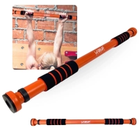Barra para Porta Adaptvel Sob Presso Ajustvel de 65cm a 95cm / Barra para Exerccios Flexo Calistenia