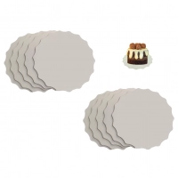 Cake Boards Base Ondulado para Mini Bolo/Torta 14 Cm Mdf (10 Unidades)