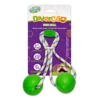 Brinquedo para Cachorro Pet Duo Ball Verde Bola 45mm