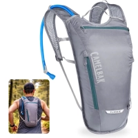 Mochila de Hidrata��o Classic Light 2 Litros Camelbak para Corrida Ciclistas Cinza