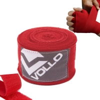 Bandagem Elstica Vfg Hand Wraps 3 M Vermelha 1 Par
