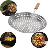 Panela Frigideira para Grelhar 2 em 1 Ao Inox