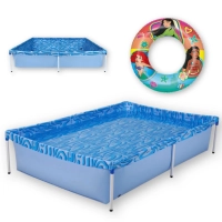 Kit Piscina de Armao Infantil 1000l + Boia Inflvel Das Princesas