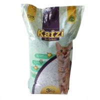 Kit 3 Pacotes Areia Sanitária para Gato Katzi Bioformula 3kg Cada