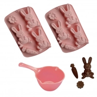 Kit 2 Formas para Chocolate Pscoa + Panelinha de Confeitar