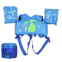 Colete Infantil Natao Piscina Praia Premium Azul Drago