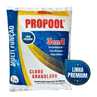 Cloro Granulado Propool 3 em 1 Hidroall 1 Kg Linha Premium