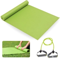 Kit Colchonete 1,73m + Extensor Elstico 1 Via Tenso Media para Pilates e Exerccios