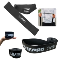 Kit Faixas Elsticas Super Band Intensidade Super Forte + Mini Band Extra Forte Exerccios Liveup