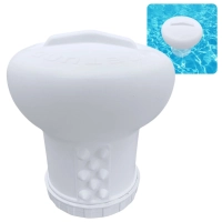 Dosador Clorador Flutuante Grande Netuno / Netuninho para Piscinas para Pastilhas de Cloro