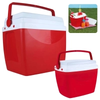 Kit Caixas Trmicas 6 Litros + 26 Litros Vermelha com Ala Mor para Praia e Camping