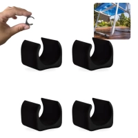 Kit Protetor para Cadeira de Praia Quadrado Preto / Protetor de P para Cadeira Evita Riscos