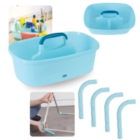 Kit Cesto Organizador Multiuso Divis�rias e Al�a + Protetor de Varal Evita Marcas de Arranh�o Minimiza Ru�do