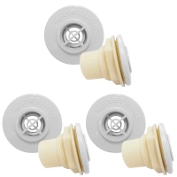 Kit 3 Dispositivos Quebra Onda para Piscina de Fibra Netuno