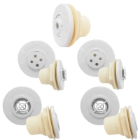 Kit 1 Dispositivo de Retorno + 2 Dispositivos Anti Turbilho + 2 Dispositivos Quebra Onda para Piscina de Fibra