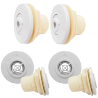 Kit 2 Dispositivos de Retorno + 2 Dispositivos Quebra Onda para Piscinas de Fibra