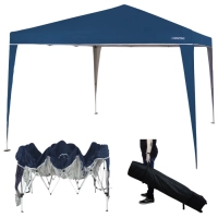 Kit Tenda Gazebo Praia 3x3 M Base e Topo Sanfonada Trixx Ntk + Bolsa para Transporte com Rodas