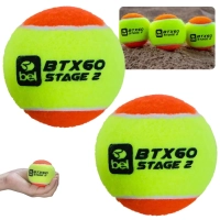 Kit 2 Bolas de Beach Tennis Btx 60 Stage 2 Bolinhas Tenis de Praia Esporte Treino de Areia Bel