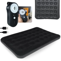 Kit Colcho Casal Inflvel Deluxe Comfort Bel + Bomba de Ar Recarregavel Via Usb Portatil