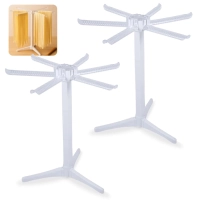 Kit 2 Varais para Secar Massas Frescas de Macarro com 6 Hastes em Cada Plstico