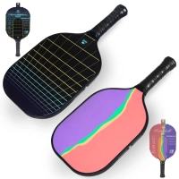 Kit 2 Raquetes para Pickleball em Fibra de Vidro e com Bordas de Proteo Esporte Bel