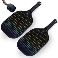 Kit 2 Raquetes Pickleball Dimensions em Fibra de Vidro com Bordas de Proteo Esporte Bel