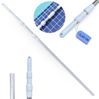 Haste Retrtil Cabo Extensor Telescpico 3,30 Metros em Alumnio para Limpeza Piscina