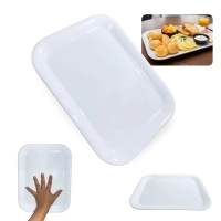 Travessa Bandeja 33,5 Cm para Buffet Sushi Expositor Vitrine Padaria Confeitaria Doceira Petisqueira