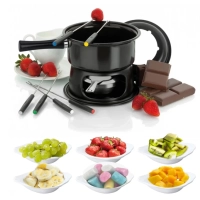 Kit Aparelho para Fondue 2 em 1 Lugano Duo 13 Peas + 6 Mini Tigelas em Melamina