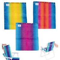 Kit 3 Telas de Reposio para Cadeira de Praia Alta