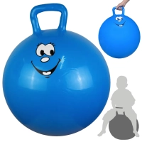 Brinquedo Bola Pula Pula Infantil com Ala 60 Cm Azul