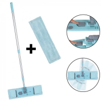 Kit Mop Retangular para Limpeza com Altura Regulvel + Refil