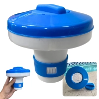 Mini Clorador Flutuador para Pastilhas de Limpeza e Manuteno Piscinas Netuno