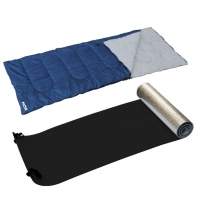 Kit Saco de Dormir 4 C com Extenso para Travesseiro + Isolante Trmico