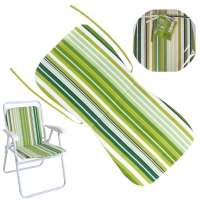 Almofada para Cadeiras Plásticas e de Praia Linea Listrada Verde
