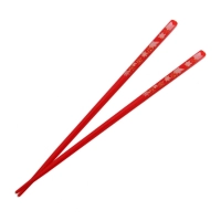 Kit 20 Pares de Hashi para Comida Japonesa 22 Cm Vermelho Decorado