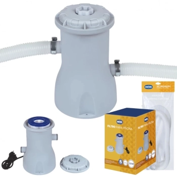 Bomba Filtrante 2200 L/H 220v para Piscina + Kit Reposio Mangueira com Abraadeira
